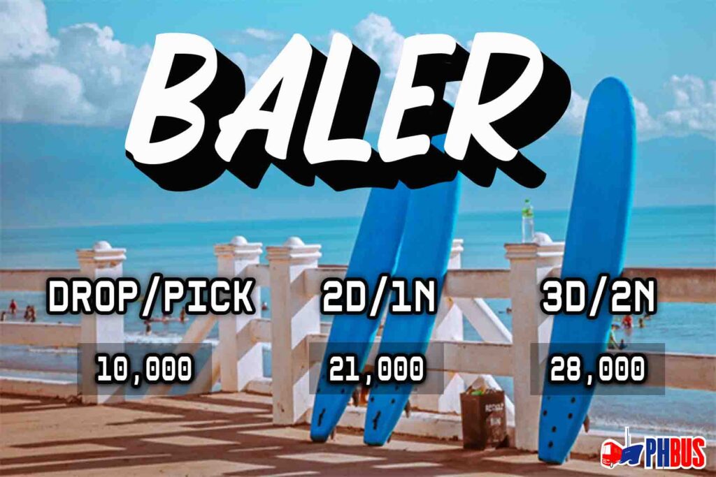 Van Rent from Manila to Baler