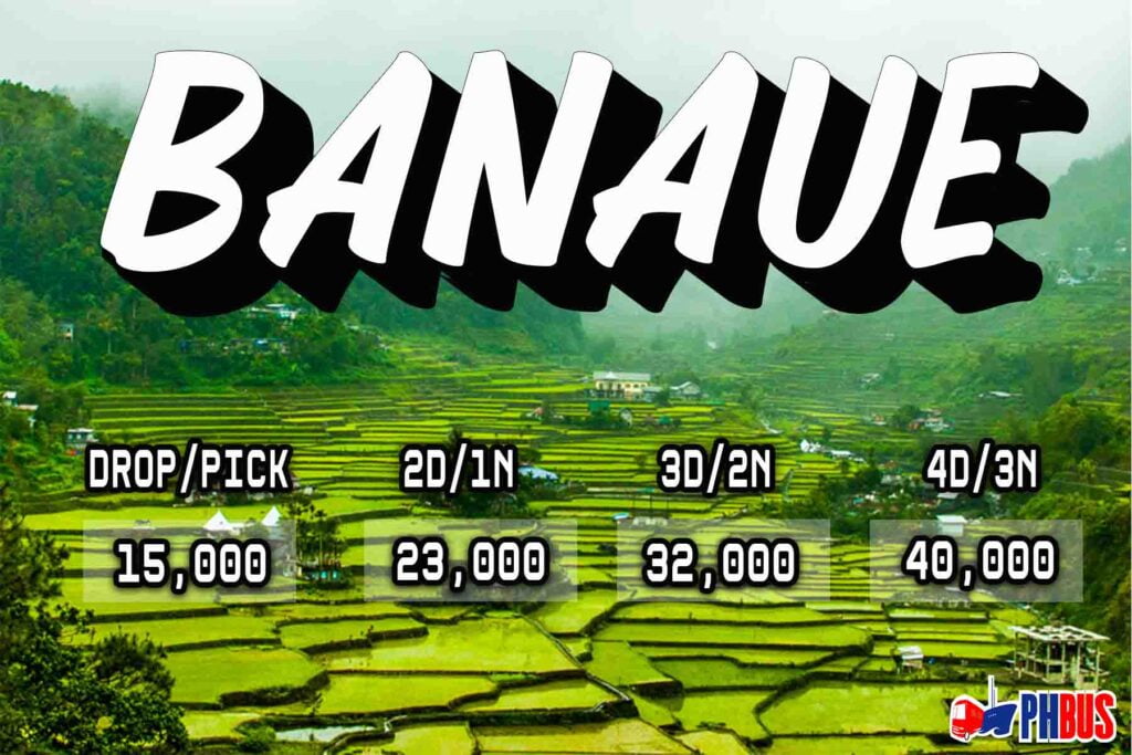 Van Rent from Manila to Banaue