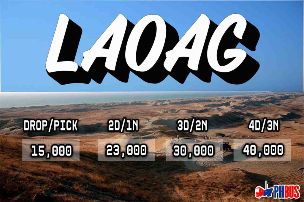 Van Rent from Manila to Laoag