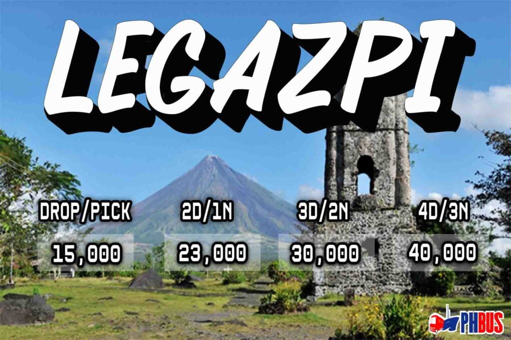 Van Rent from Manila to Legazpi