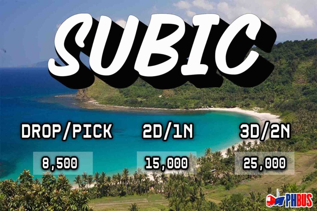 Van Rent from Manila to Subic